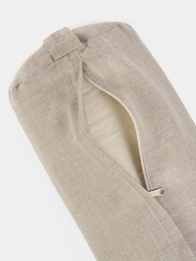 Yoga Studio EU Organic Buckwheat Linen Bolster 7 Yoga Studio EU Organic Buckwheat Linen Bolster - Image 5
