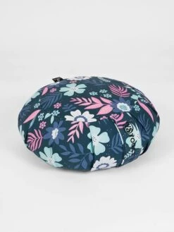Yoga Studio Round Designed Organic BuckwheatCushion - Floral Collection
