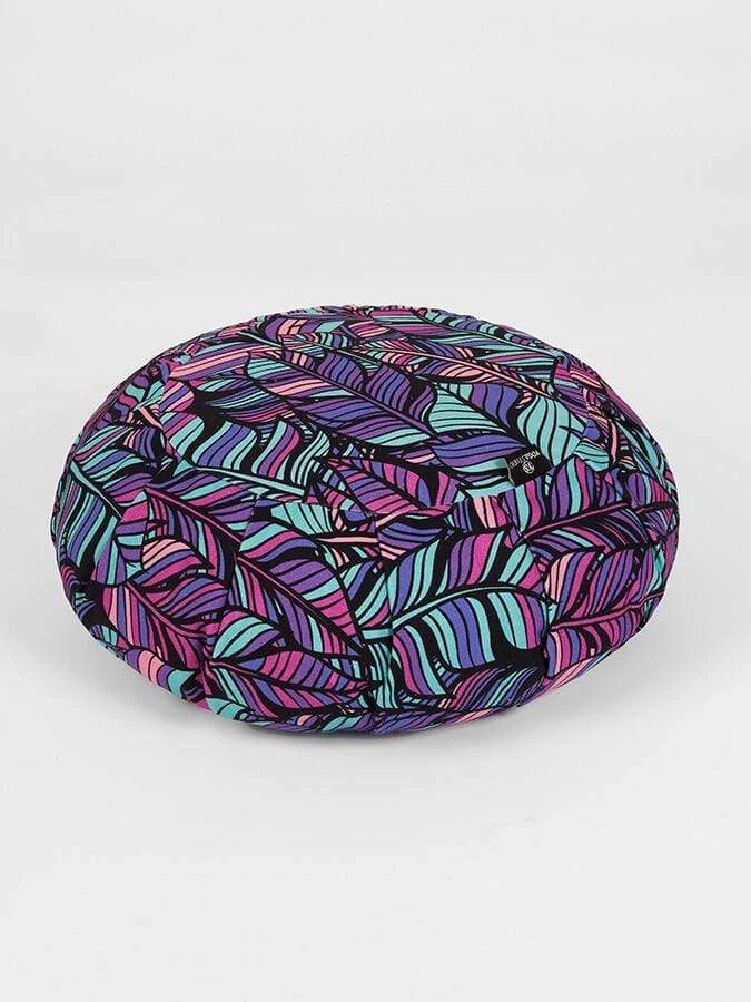 Yoga Studio Round Designed Organic BuckwheatCushion - Floral Collection 13 Yoga Studio Round Designed Organic BuckwheatCushion - Floral Collection - Image 11