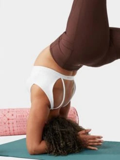 Manduka Presence Women's Bra - White (Double Strap) -Yoga Supply Store mv0jdmsoxyf