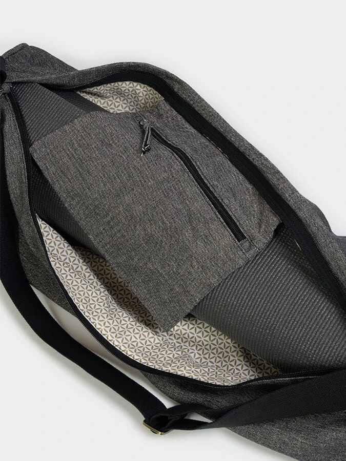 Yoga Studio Organic Cotton Two Toned Yoga Mat Bag 6 Yoga Studio Organic Cotton Two Toned Yoga Mat Bag - Image 4