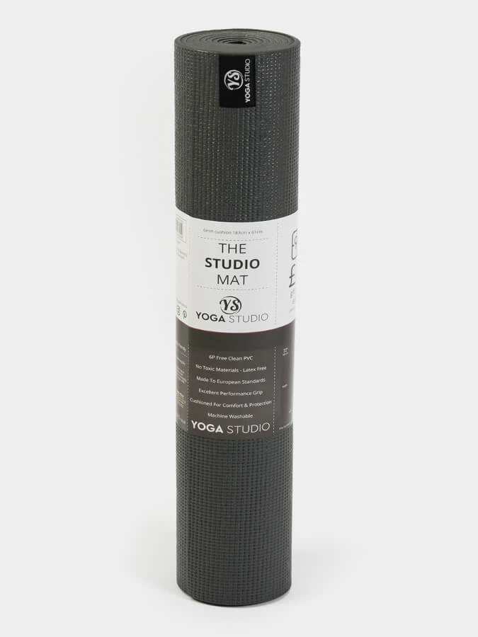 The Yoga Studio 6mm Yoga Mat With Custom Design - Graphite Grey 6 The Yoga Studio 6mm Yoga Mat With Custom Design - Graphite Grey - Image 4