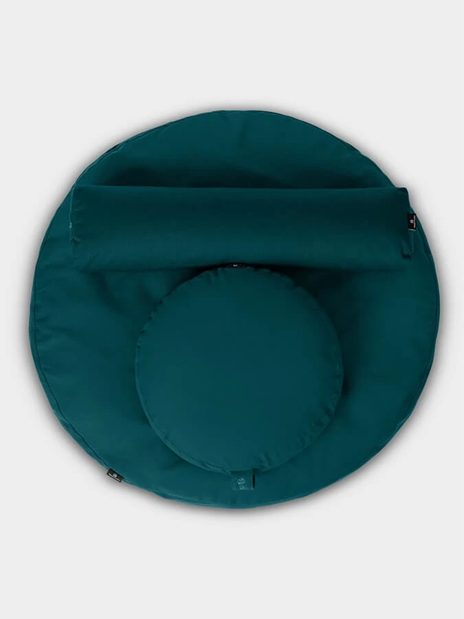 Yoga Studio EU Round Organic Zabuton Meditation Cushion Kit - Zafu & Pranayama 8 Yoga Studio EU Round Organic Zabuton Meditation Cushion Kit - Zafu & Pranayama - Image 6