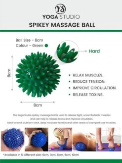 Yoga Studio Spiky Massage Ball -Yoga Supply Store njiq0ektffo