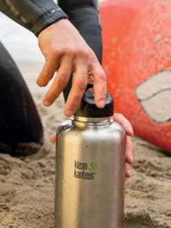 Klean Kanteen Wide Loop Cap - Black -Yoga Supply Store p5a01d3rmhk