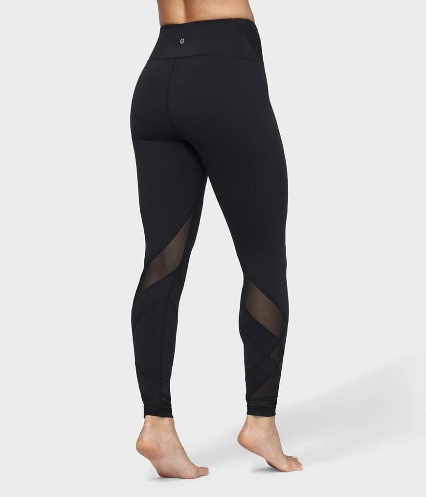 Manduka Movement Mesh Women's Yoga Leggings - Black 9 Manduka Movement Mesh Women's Yoga Leggings - Black - Image 7