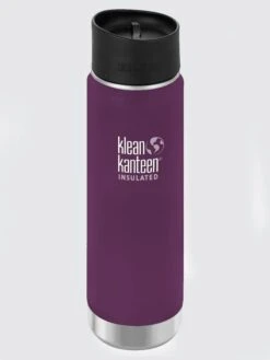 Klean Kanteen Wide Mouth Insulated (592ml) Bottle - Cafe Cap 2.0 -Yoga Supply Store pqnyxndbgiy