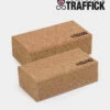 Yoga Stops Traffick Standard Size Cork Yoga Brick - Twin Pack -Yoga Supply Store q2cz1ohjk4v