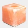 Yoga Studio Himalayan Salt Tealight Candle Holder - Square