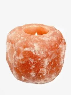 Yoga Studio Himalayan Salt Candle Tealight Holder - Natural