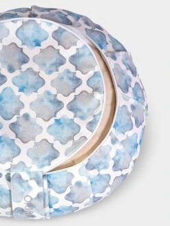 Yoga Studio EU Crescent Buckwheat Designed Meditation Cushion - Abstract Collection -Yoga Supply Store qejwiu2vahr