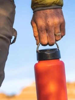 Klean Kanteen Wide Mouth Bottle 40oz (1182ml) With Loop Cap -Yoga Supply Store ql3ctov2yez