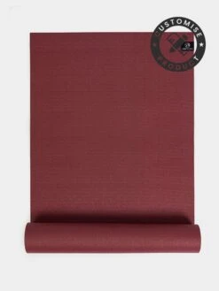 The Yoga Studio 6mm Yoga Mat With Custom Design - Burgundy