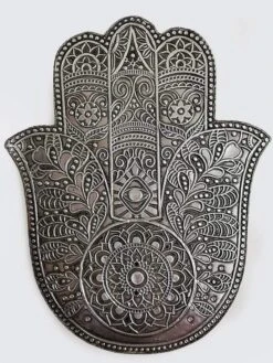 Namaste Hamsa Hand Embossed Incense Holder -Yoga Supply Store ssznpcszejf