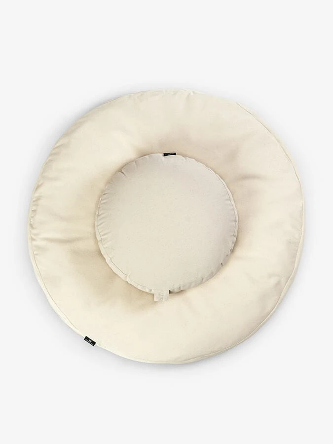 Yoga Studio EU Round Organic Zabuton Meditation Cushion Kit - Zafu 5 Yoga Studio EU Round Organic Zabuton Meditation Cushion Kit - Zafu - Image 3