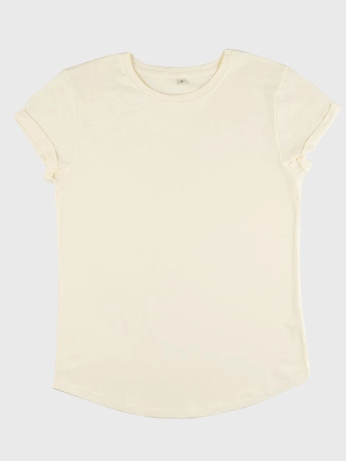 Yoga Studio Women's Organic Cotton Rolled Sleeve T-Shirt 7 Yoga Studio Women's Organic Cotton Rolled Sleeve T-Shirt - Image 5