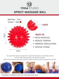 Yoga Studio Spiky Massage Ball -Yoga Supply Store t3mqdgtnw3z