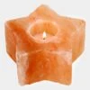 Yoga Studio Himalayan Salt Tealight Candle Holder - Star