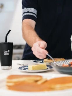 Klean Kanteen 2 Piece (8mm) Straws Set - Black -Yoga Supply Store ueajpluhtqm