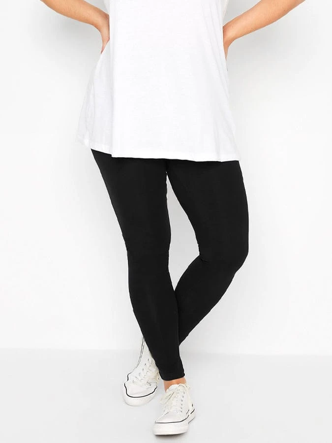 Yoga Studio Women's Organic Cotton Stretch Leggings 4 Yoga Studio Women's Organic Cotton Stretch Leggings - Image 2