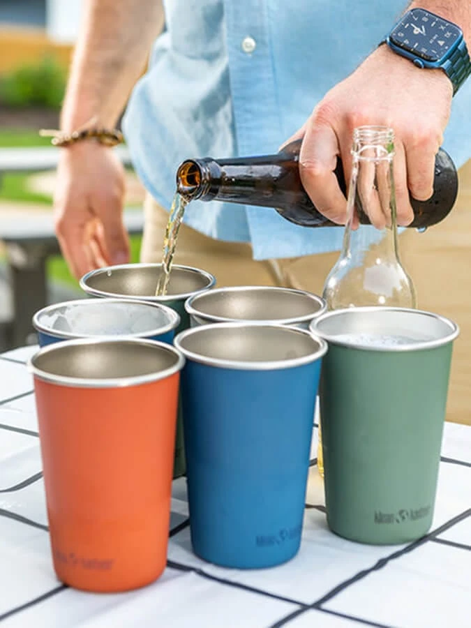 Klean Kanteen Steel Cup 16oz (473ml) - 4 Pack 4 Klean Kanteen Steel Cup 16oz (473ml) - 4 Pack - Image 2