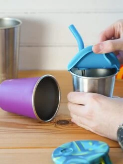 Klean Kanteen Kid's Cup Straw Lid 2 Pack -Yoga Supply Store uwwe34snhn0