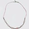 Rose Quartz Gemstone Crystal Necklace -Yoga Supply Store vg2dnxuly1s