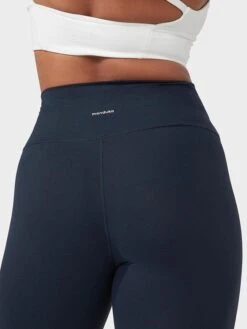 Manduka Foundation Women's High Rise Yoga Leggings With Pocket - Navy -Yoga Supply Store vhkuqojwsyq
