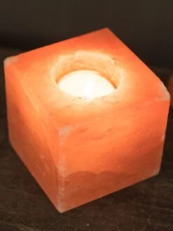 Yoga Studio Himalayan Salt Tealight Candle Holder - Square 14 Yoga Studio Himalayan Salt Tealight Candle Holder - Square -Yoga Supply Store vkzgvtos3ah