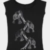 Emma Nissim Natural Organic Women's T-Shirt Top - Elephant Tuskers -Yoga Supply Store vmr0hptargp