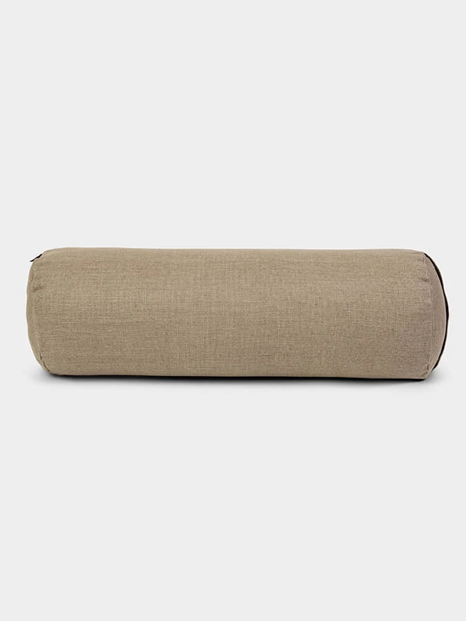 Yoga Studio Organic Buckwheat Hemp Lotus Bolster 5 Yoga Studio Organic Buckwheat Hemp Lotus Bolster - Image 3