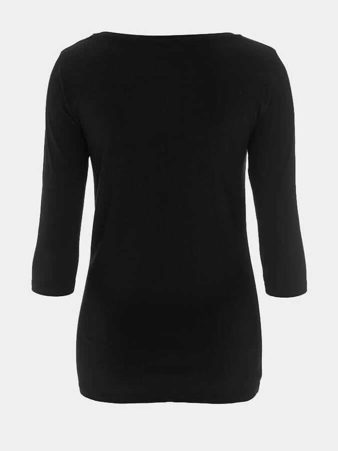 Yoga Studio Women's Organic Cotton 3/4 Sleeve Stretch T-Shirt 6 Yoga Studio Women's Organic Cotton 3/4 Sleeve Stretch T-Shirt - Image 4