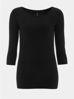 Yoga Studio Women's Organic Cotton 3/4 Sleeve Stretch T-Shirt 8 Yoga Studio Women's Organic Cotton 3/4 Sleeve Stretch T-Shirt -Yoga Supply Store xyxmoeo1zaf