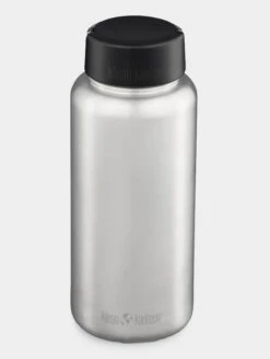 Klean Kanteen Wide Mouth Bottle 40oz (1182ml) With Loop Cap -Yoga Supply Store ytgutbybtrx