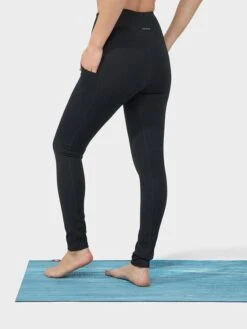 Manduka Renew Women's High Rise Yoga Leggings With Pocket - Black -Yoga Supply Store yur5mopolz3