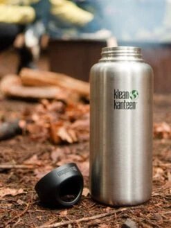 Klean Kanteen Wide Bottle 40oz (1182ml) With Loop Cap -Yoga Supply Store yxjgjzhb31u
