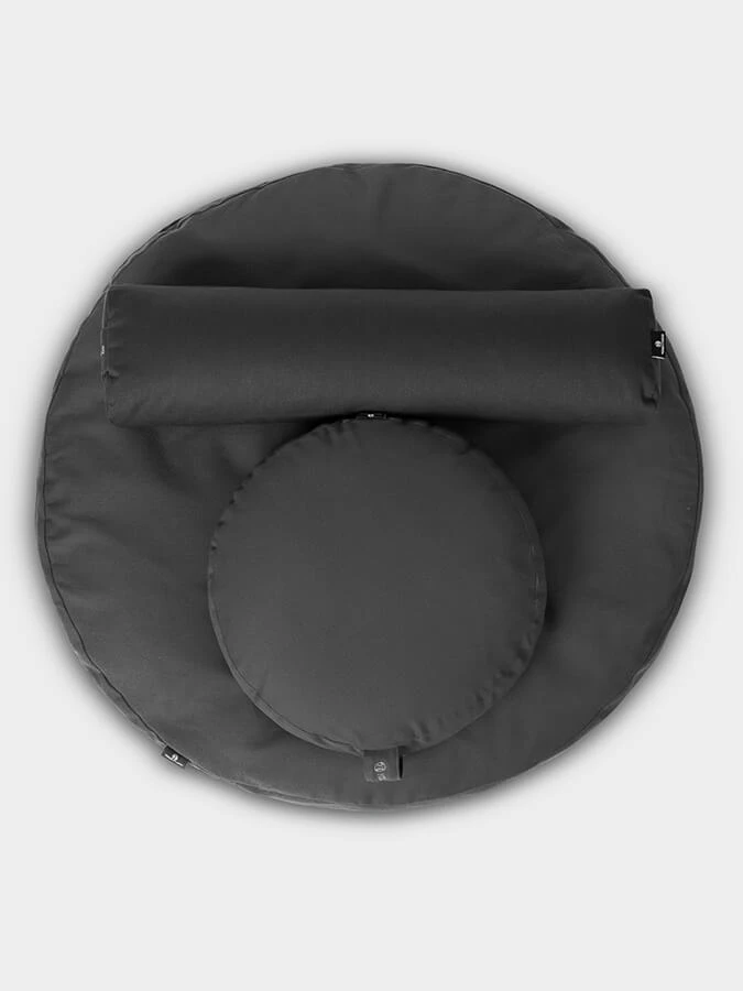 Yoga Studio EU Round Organic Zabuton Meditation Cushion Kit - Zafu & Pranayama 11 Yoga Studio EU Round Organic Zabuton Meditation Cushion Kit - Zafu & Pranayama - Image 9