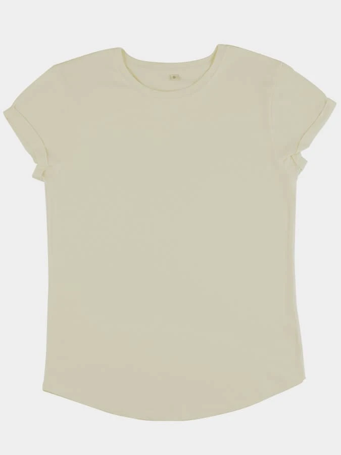 Yoga Studio Women's Organic Cotton Rolled Sleeve T-Shirt 12 Yoga Studio Women's Organic Cotton Rolled Sleeve T-Shirt - Image 10