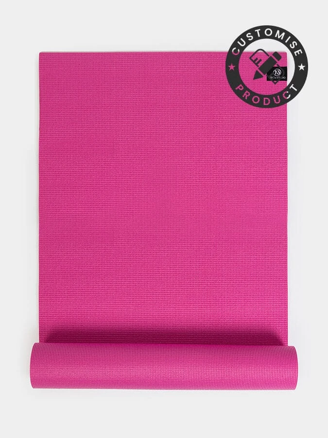 The Yoga Studio 6mm Yoga Mat With Custom Design - Pink 3 The Yoga Studio 6mm Yoga Mat With Custom Design - Pink